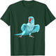 Blue Indian Ringneck Parrot Bird T-Shirt - T-Shirt | Forest