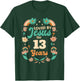 Loved By Jesus For 13 Years 13th Birthday Christian Theme T-Shirt - T-Shirt | Forest