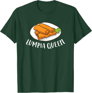 Lumpia Queen Filipino Pinoy Gift LLumpia T-Shirt - T-Shirt | Forest