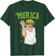 Merica Trump Bae Smoking Weed Cannabis Funny 420 Stoner Gift T-Shirt - T-Shirt | Forest