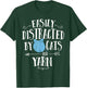 Easily Distracted By Cats And Yarn Knitting Yarn Crochet T-Shirt - T-Shirt | Forest