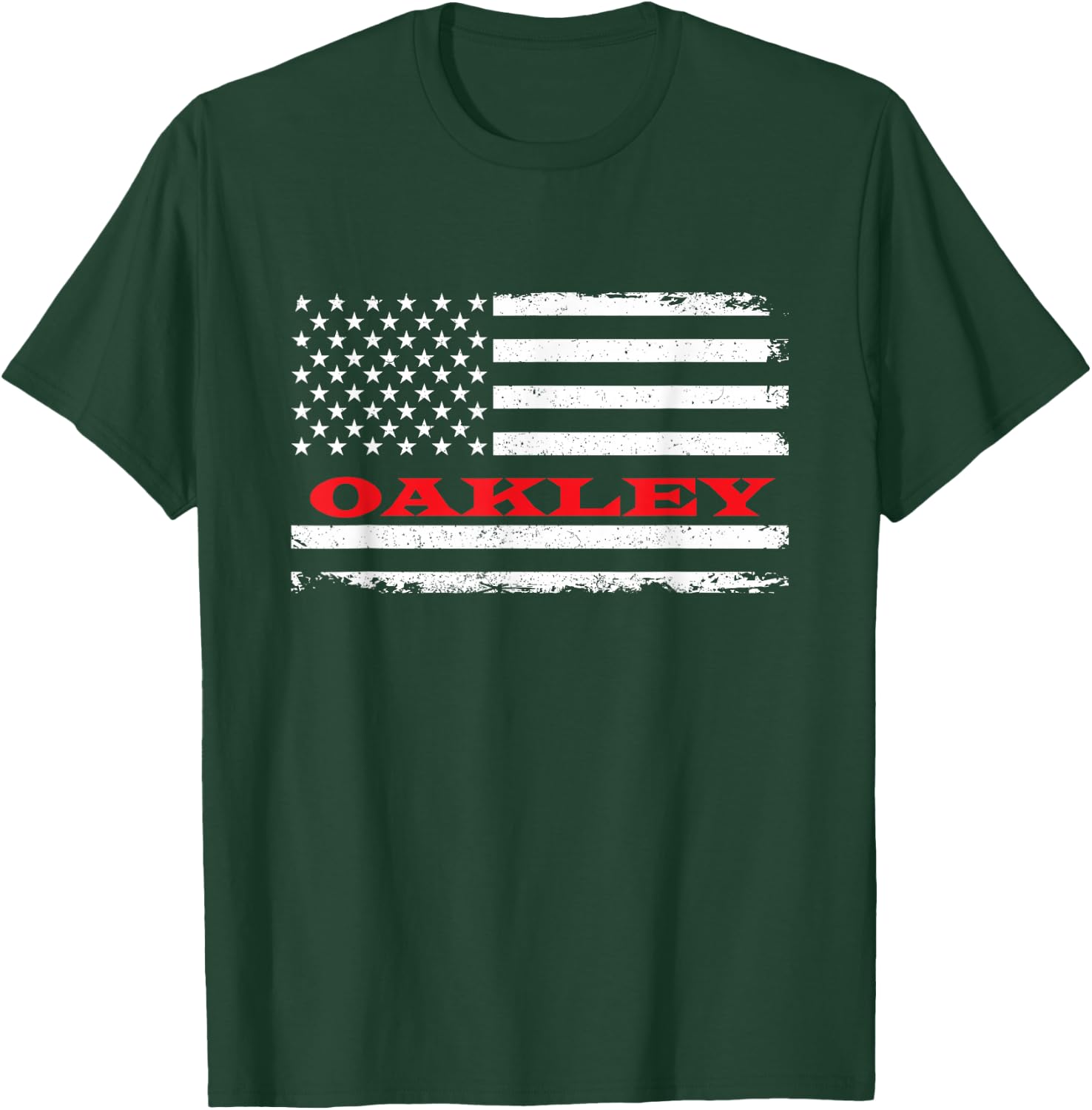 Idaho American Flag Oakley USA Patriotic Souvenir T-Shirt - T-Shirt | Forest