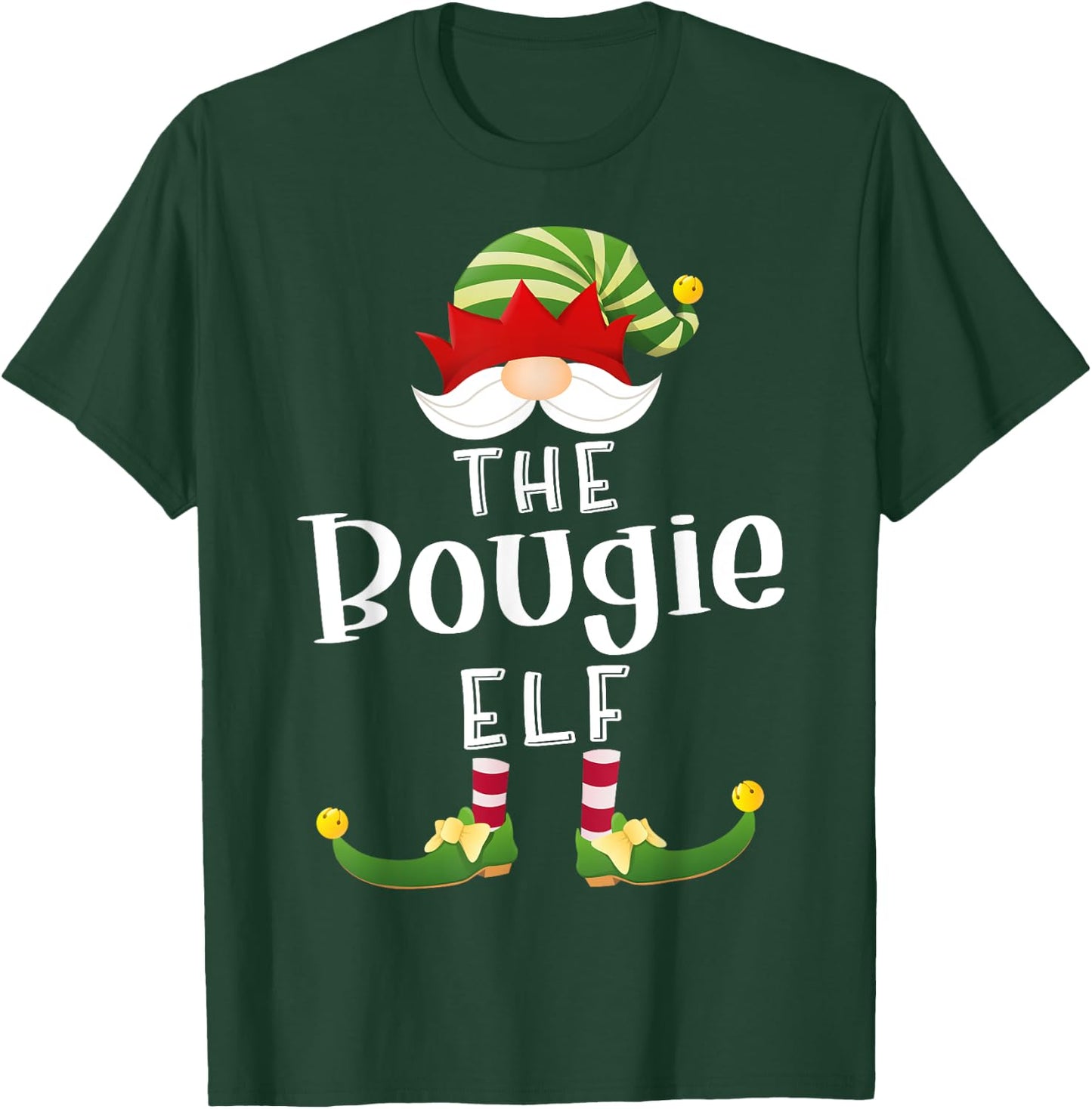 Bougie Elf Group Christmas Funny Pajama Party T-Shirt - T-Shirt | Forest