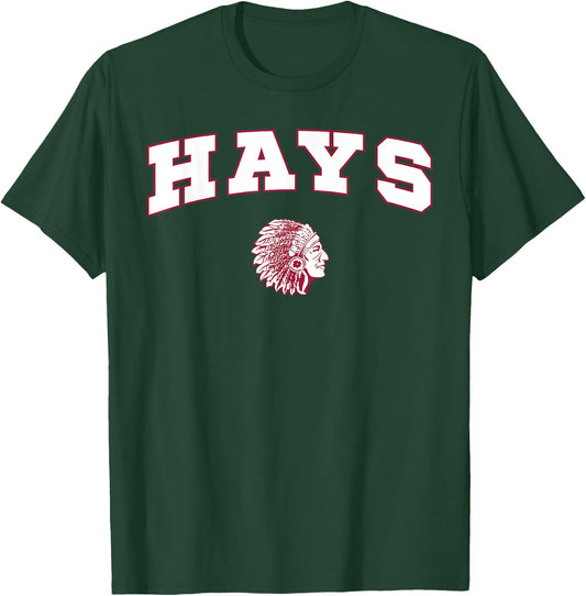 Hays High School Indians T-Shirt - T-Shirt | Forest
