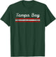 Tampa Bay Florida Retro Vintage Weathered Throwback T-Shirt - T-Shirt | Forest