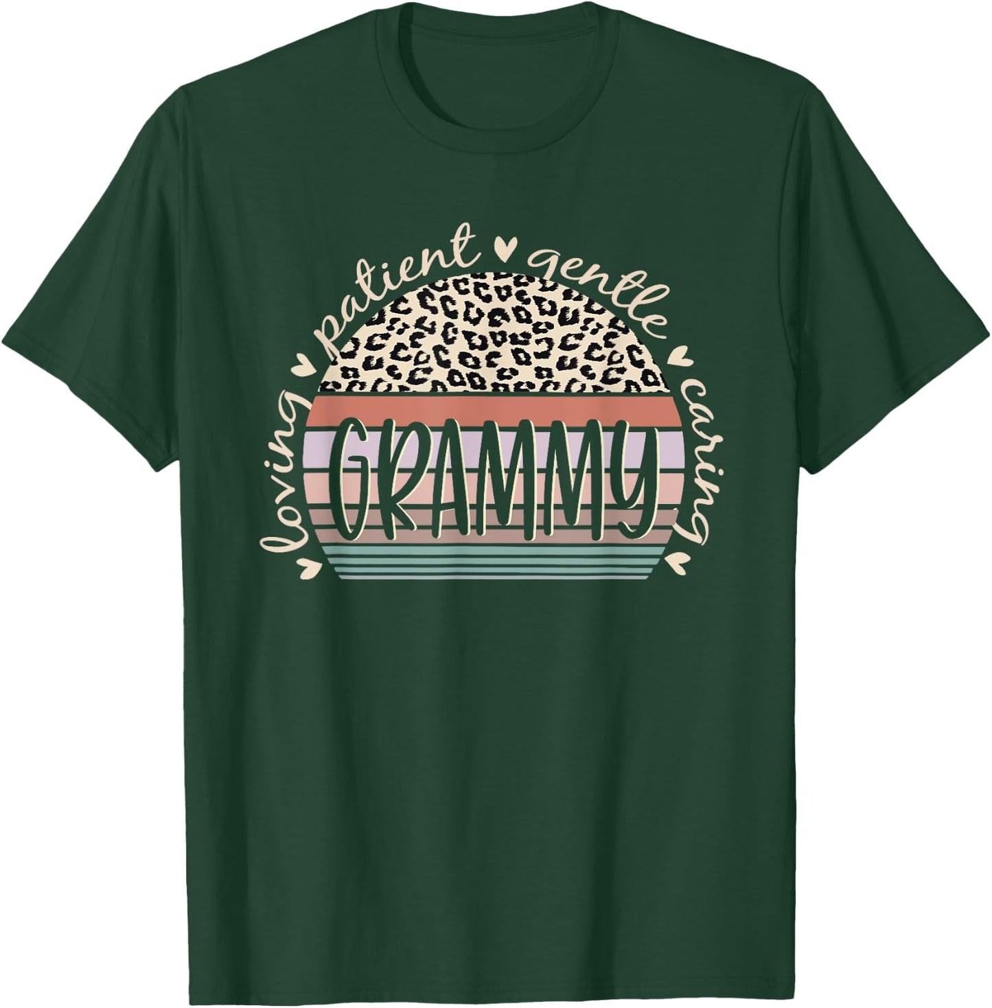 Grammy Loving Patient Gentle Caring Grammy Mother's Day T-Shirt - T-Shirt | Forest