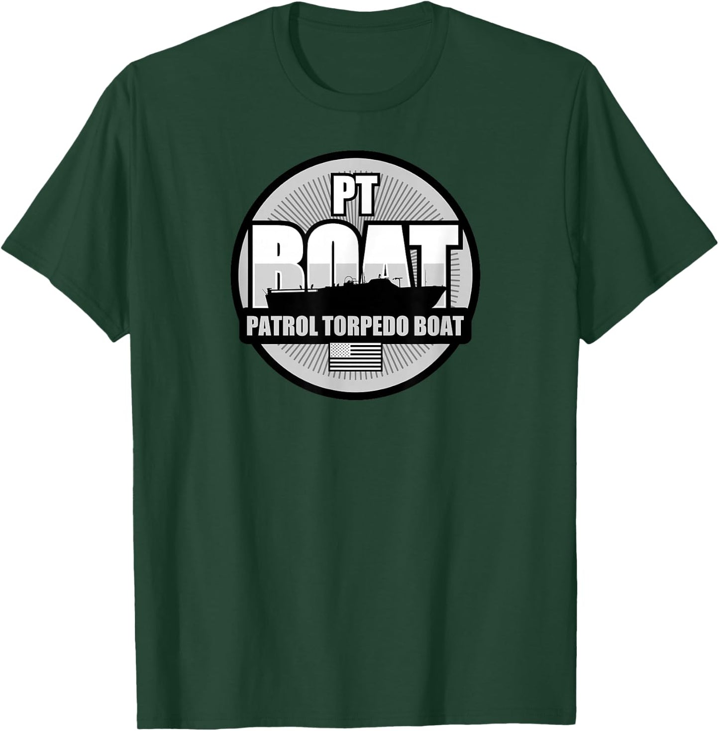 WW2 PT Boat T-Shirt - T-Shirt | Forest