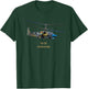 KA-52 Alligator Russian Helicopter T-Shirt - T-Shirt | Forest