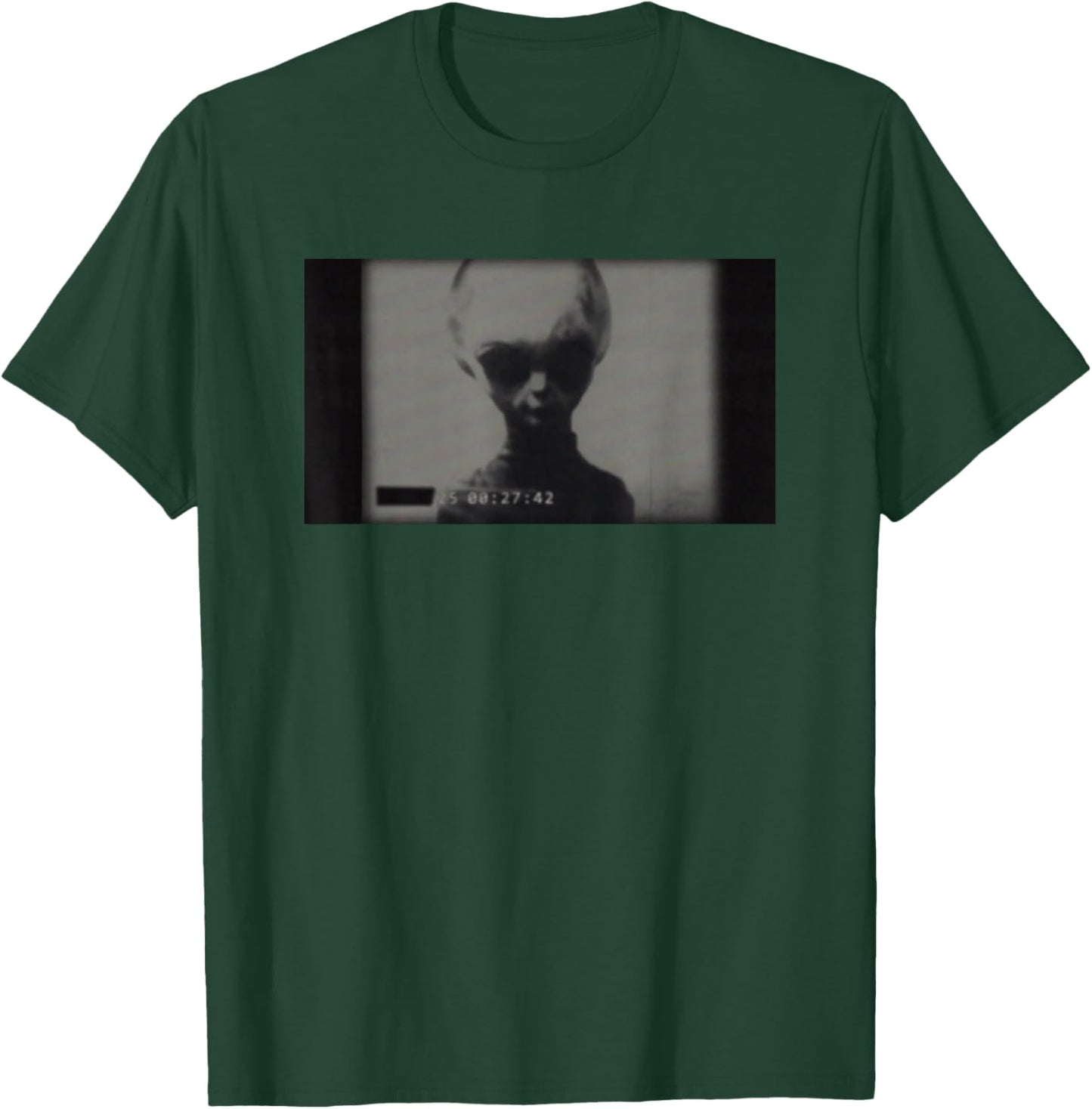 Skinny Bob Alien 1961 KGB Video Real Grey Alien T-Shirt - T-Shirt | Forest