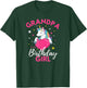 Grandpa Of The Birthday Girl Unicorn T-Shirt - T-Shirt | Forest