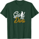 Golf Diva Girl Golfer T-Shirt - T-Shirt | Forest