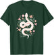 Aesthetic Graphic Mystical Snake Flower Pastel Goth T-Shirt - T-Shirt | Forest