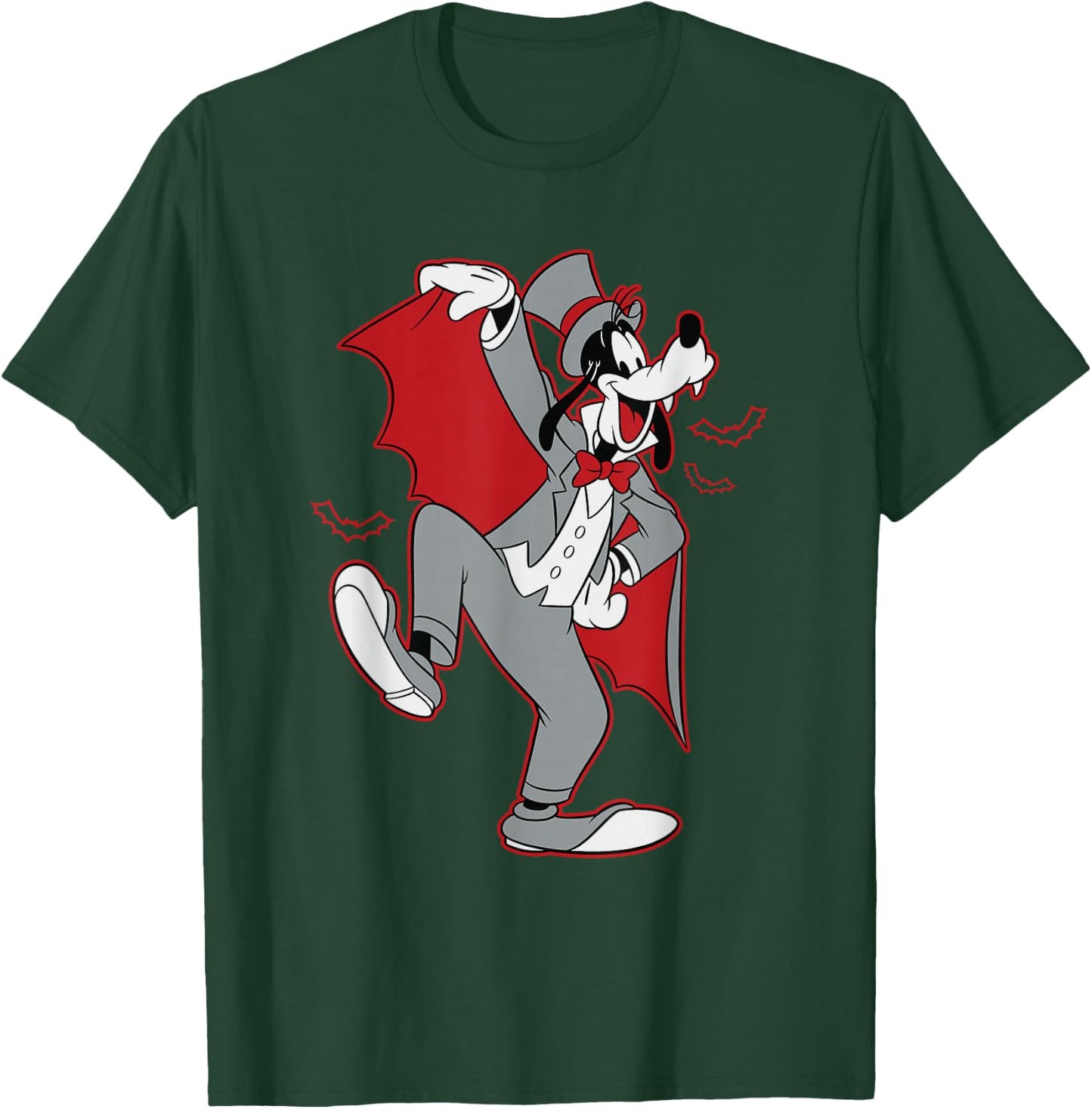 Disney Goofy in Dracula Halloween Costume T-Shirt - T-Shirt | Forest