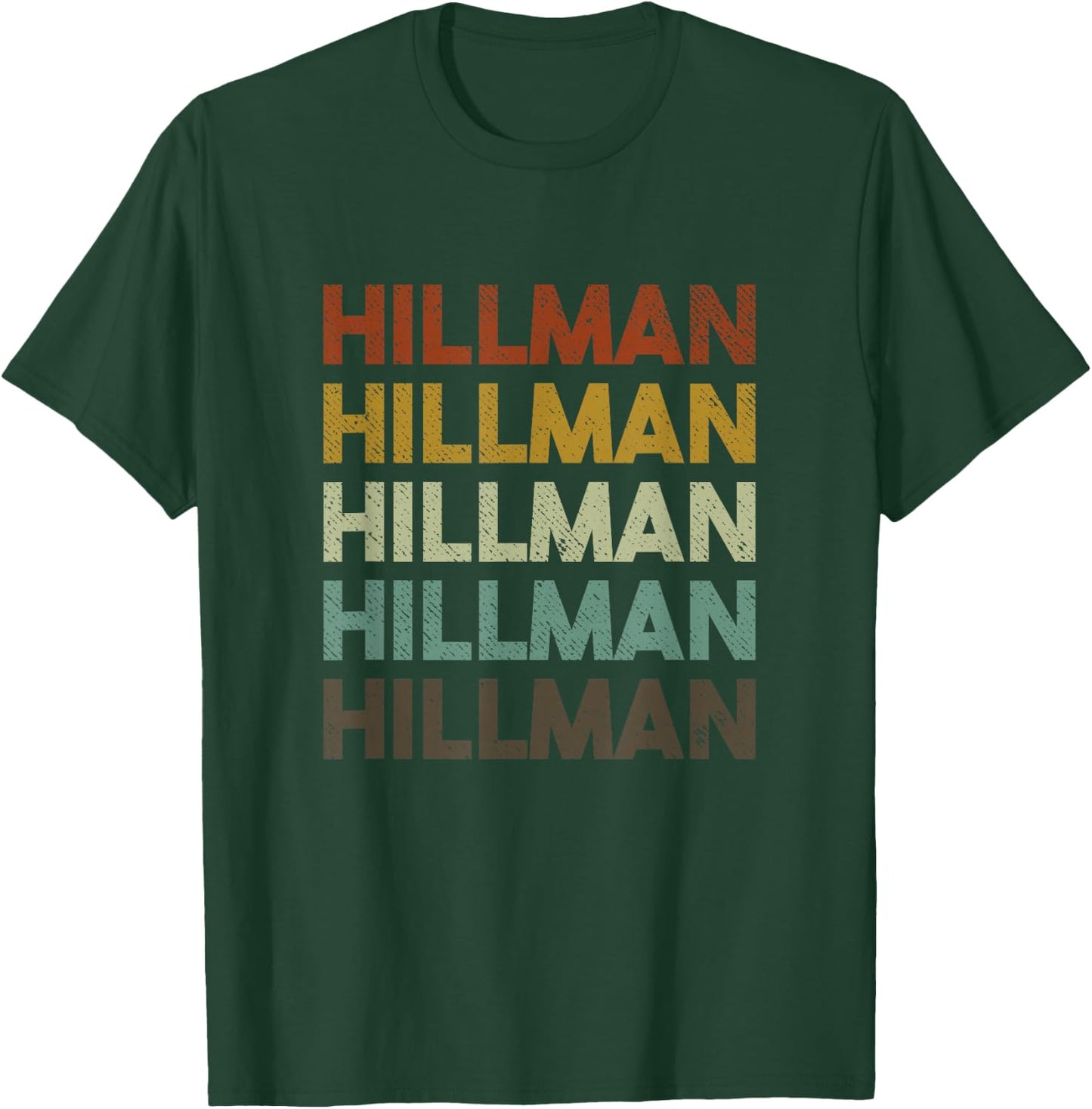 Hillman Vintage 80s Retro Style T-Shirt - T-Shirt | Forest