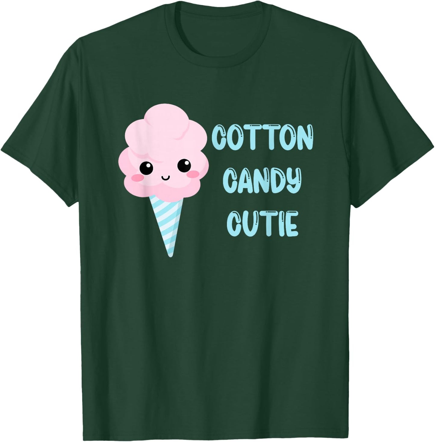 Cotton Candy Cutie Cute Kawaii Candy Floss T-Shirt - T-Shirt | Forest