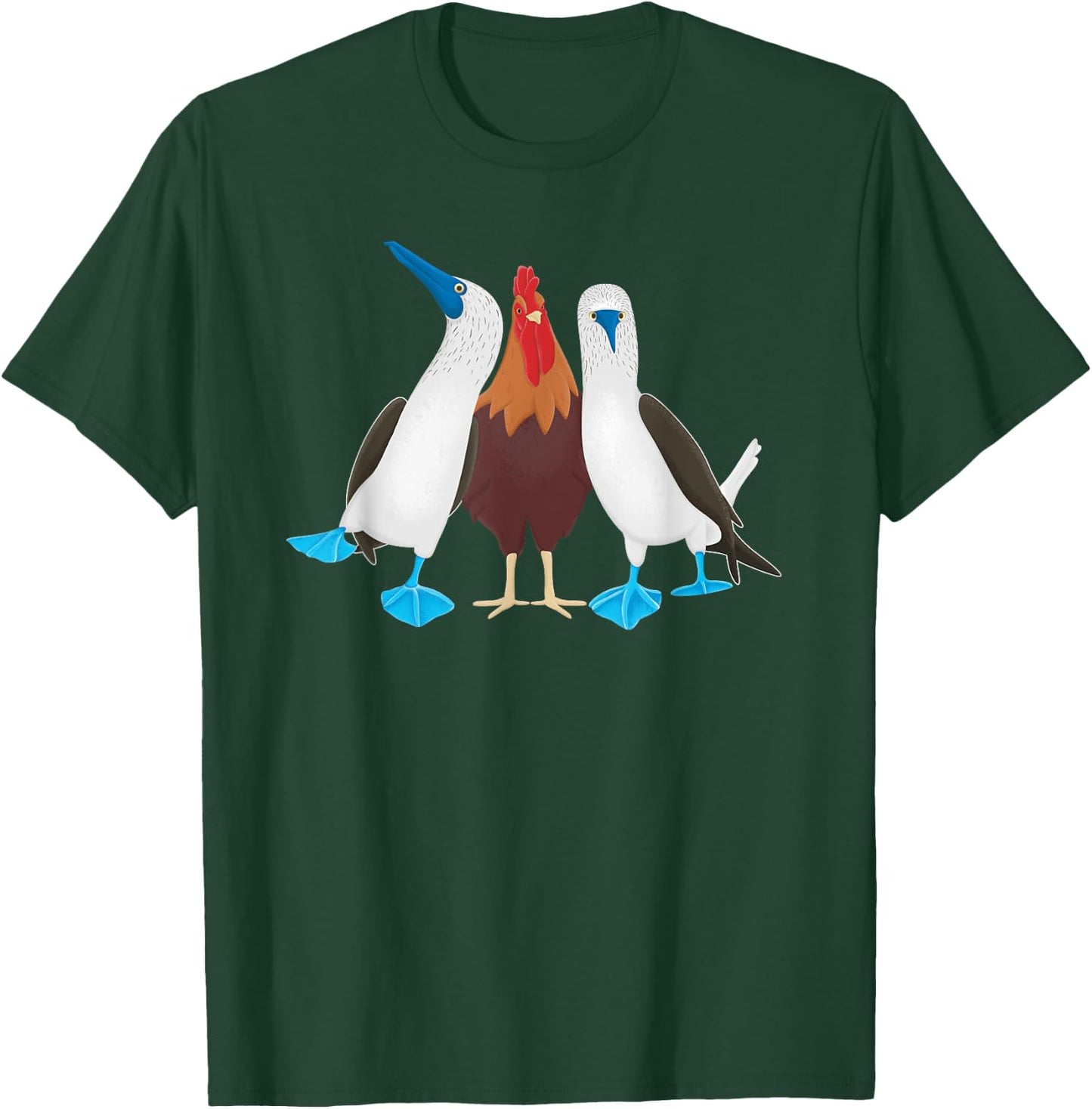 Pair of Boobies with a Cock Between Them, Funny Joke T-Shirt - T-Shirt | Forest