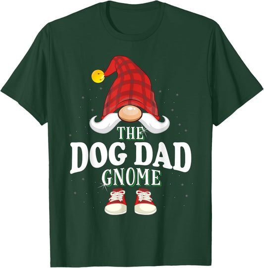 The Dog Dad Gnome Family Christmas Pajama T-Shirt - T-Shirt | Forest