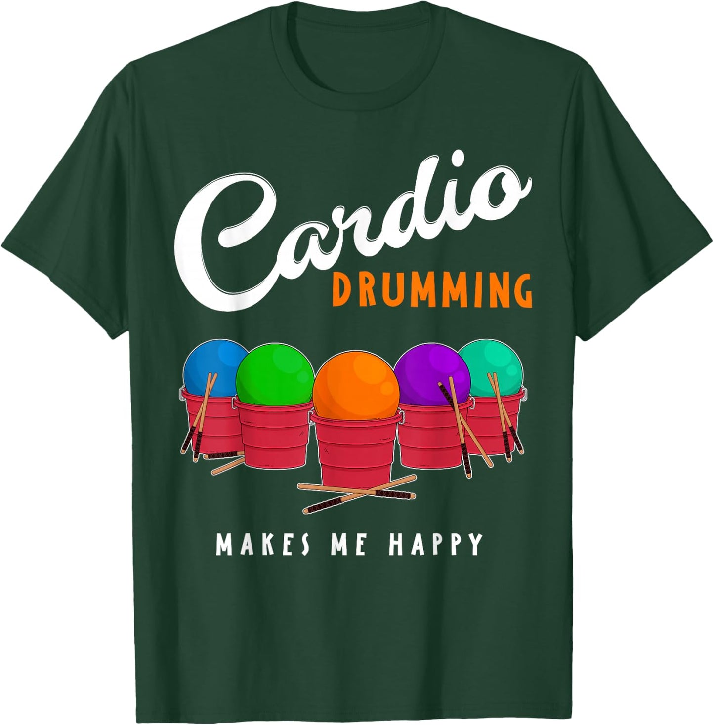 Cardio Drumming Squad Group T-Shirt - T-Shirt | Forest