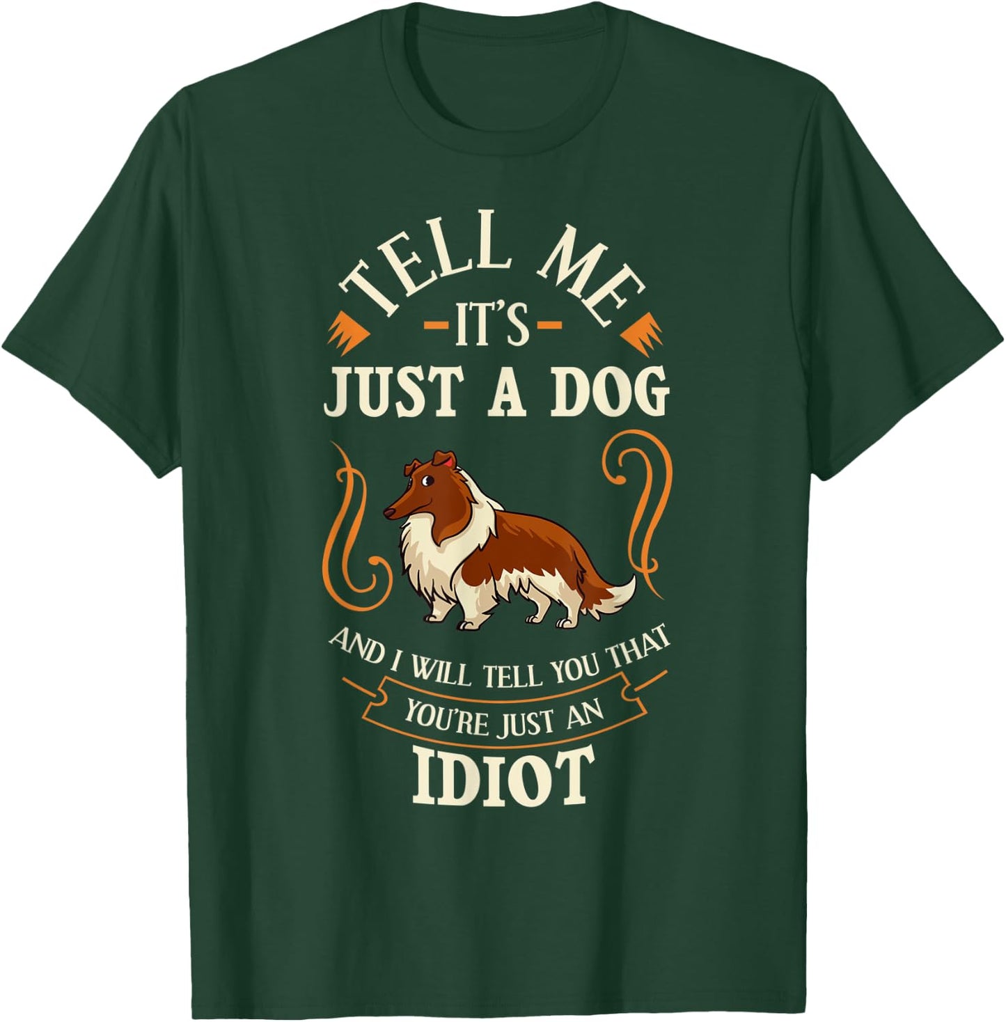 Rough Collie Dog Puppies Owner Lover Women T-Shirt - T-Shirt | Forest