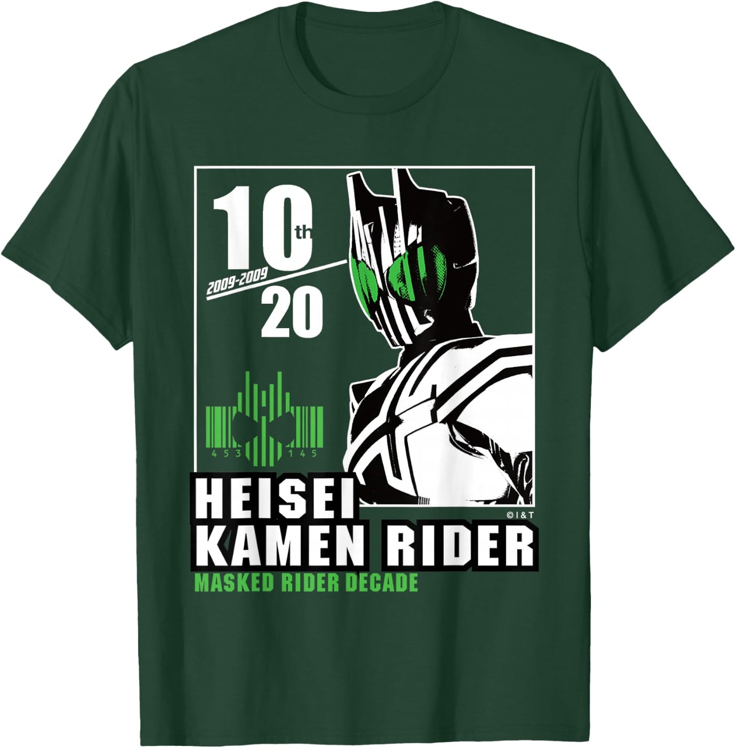Kamen Rider Decade Heisei Rider Anniversary - Black, Small, , Modern, Casual, Short Sleeve, , Pull On, Imported, Adult, Men, Youth, Anime, Themed, Anniversary Design T-Shirt - T-Shirt | Forest