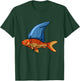 Goldfish with Shark Fin - Motivation Fishing Fish Aquarium T-Shirt - T-Shirt | Forest