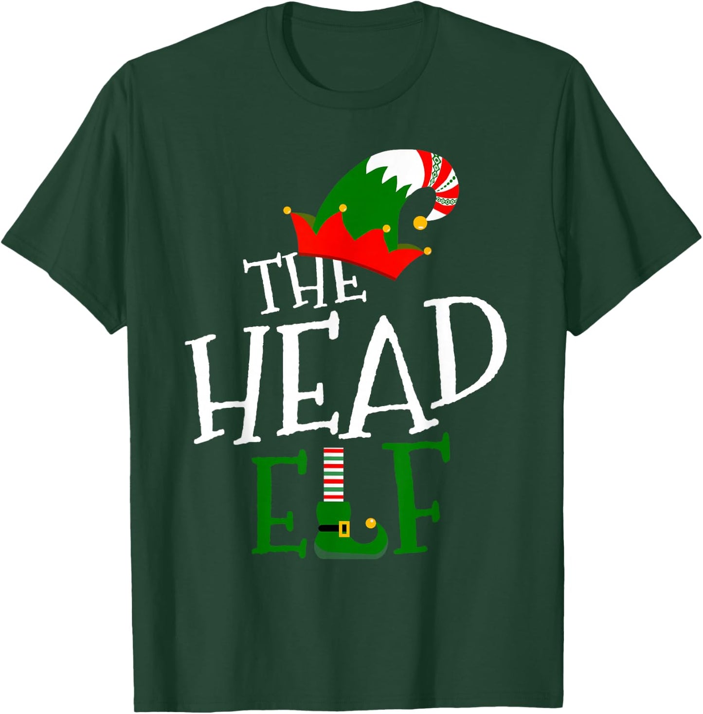 The Head Elf Family Matching Group Gift Christmas Costume T-Shirt - T-Shirt | Forest