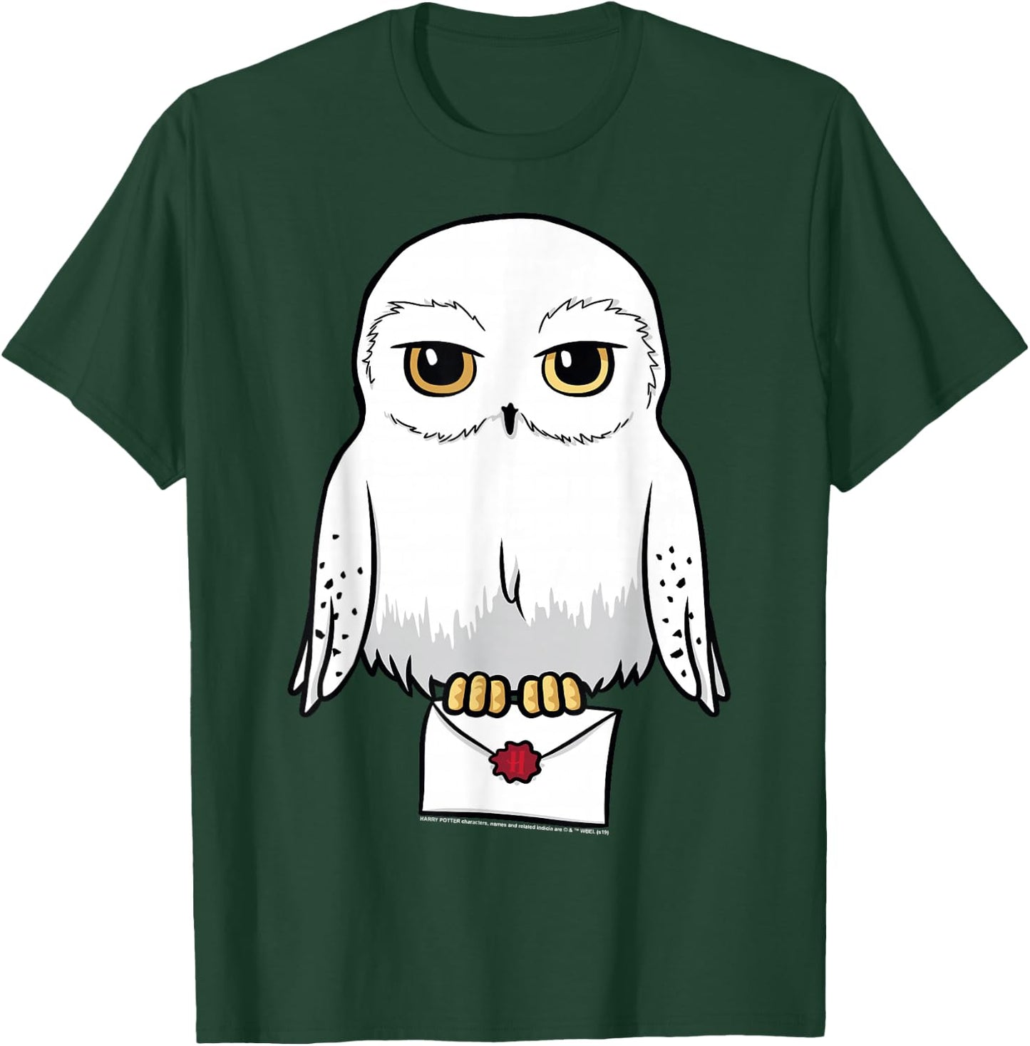 Harry Potter Hedwig Cute Cartoon Portrait Small T-Shirt - T-Shirt | Forest