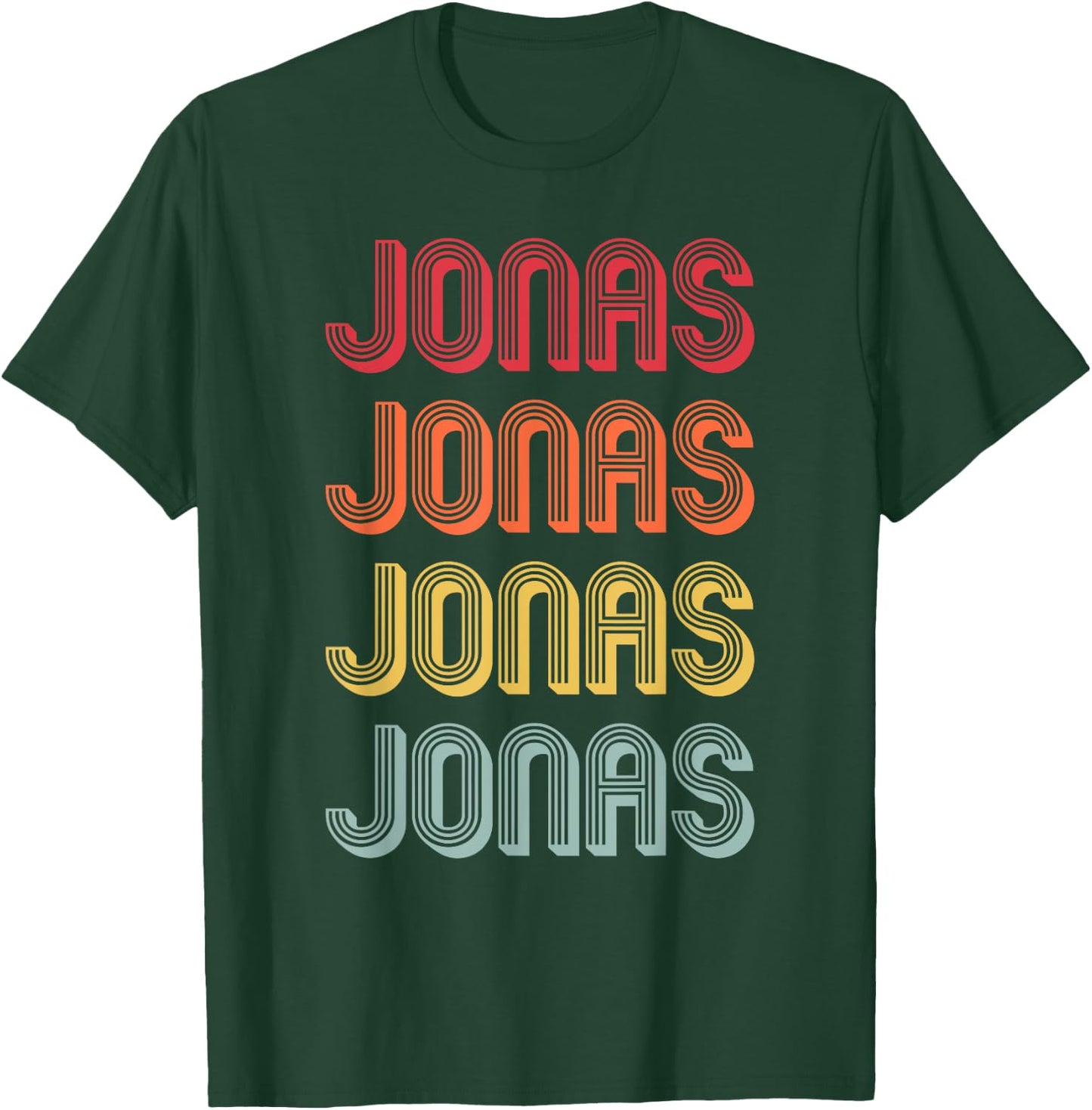 JONAS Gift Name Personalized Funny Retro Vintage Birthday T-Shirt - T-Shirt | Forest