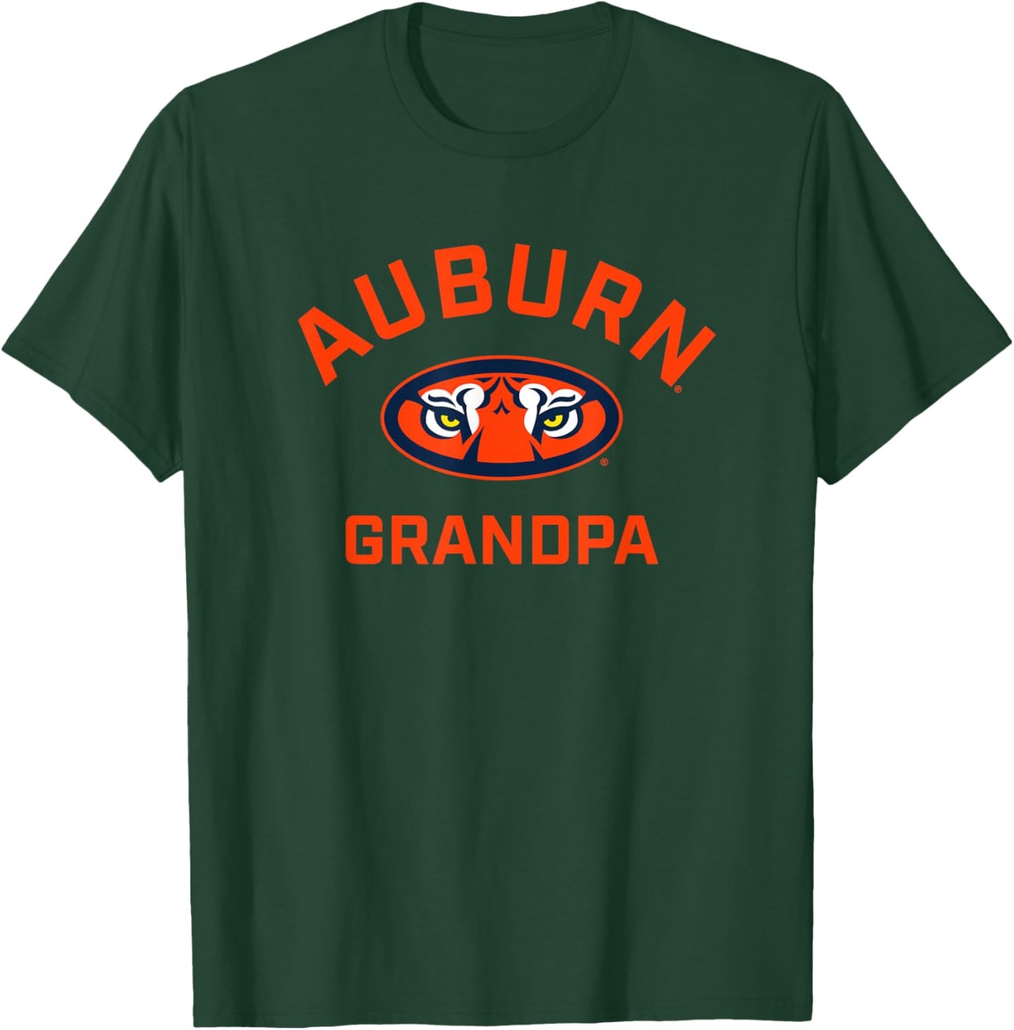 Auburn University Tigers Arched Grandpa T-Shirt - T-Shirt | Forest
