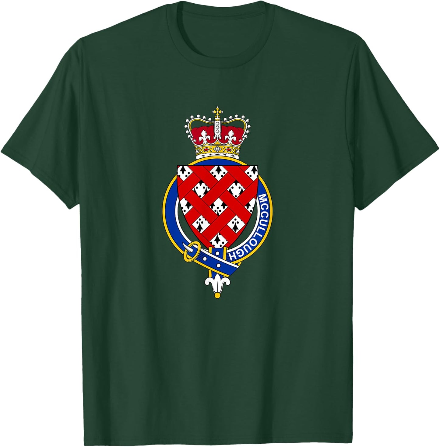 McCullough Coat of Arms - Family Crest T-Shirt - T-Shirt | Forest