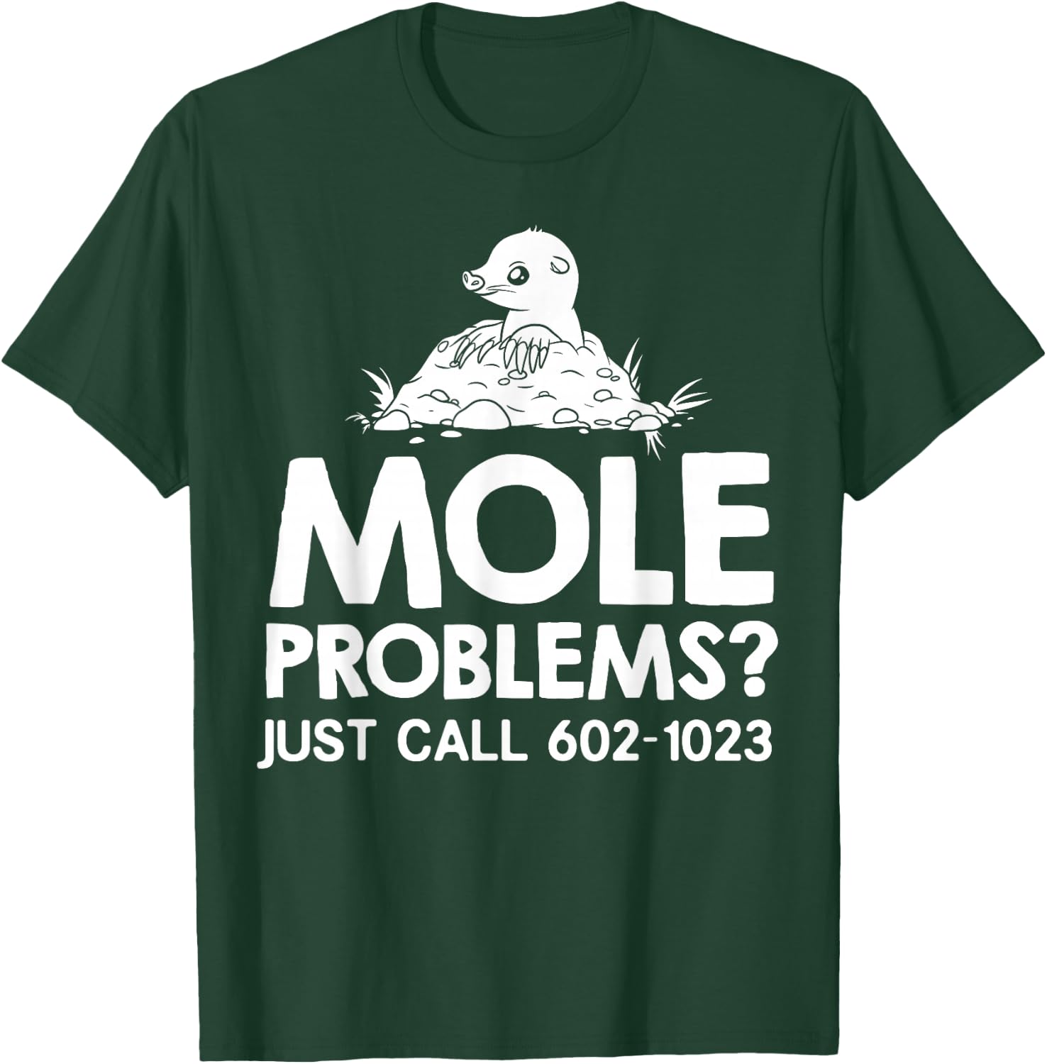 Mole Day Chemistry Gift Hunter Chemist T-Shirt - T-Shirt | Forest