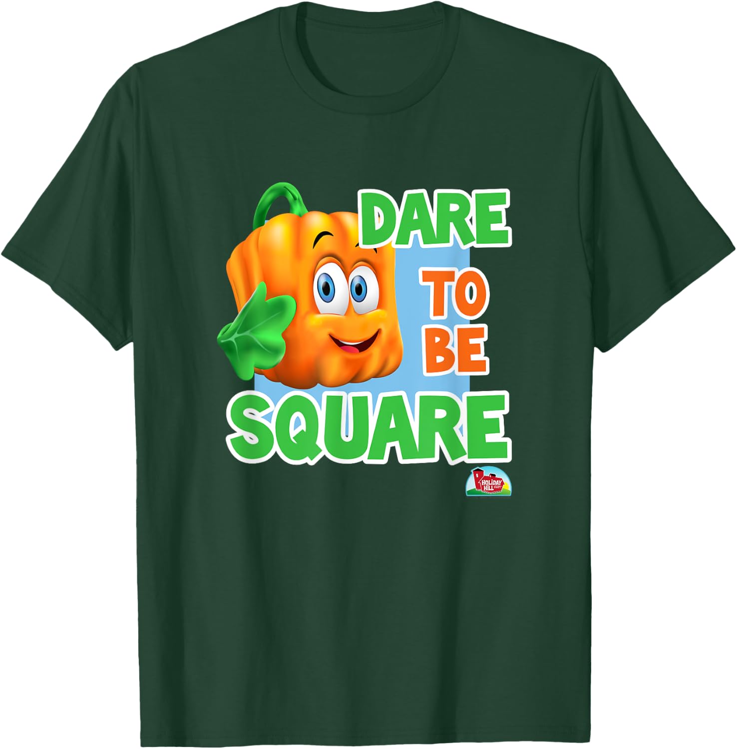 Spookley the Square Pumpkin Dare to be Square Halloween Kids T-Shirt - T-Shirt | Forest