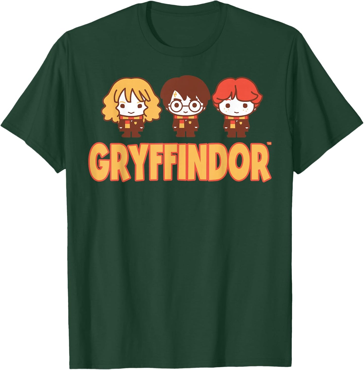 Harry Potter Gryffindor Chibi Trio Small T-Shirt - T-Shirt | Forest