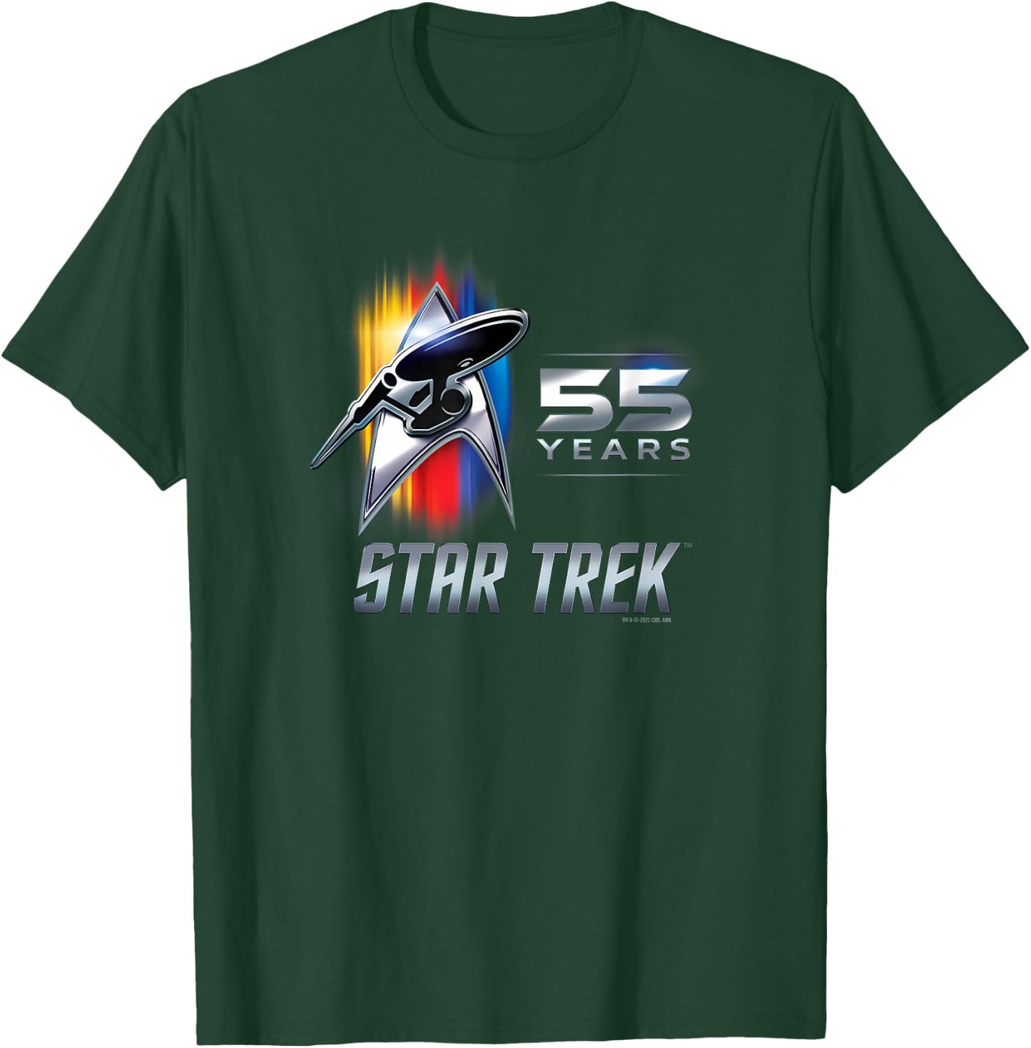 Star Trek 55th Anniversary T-Shirt - T-Shirt | Forest