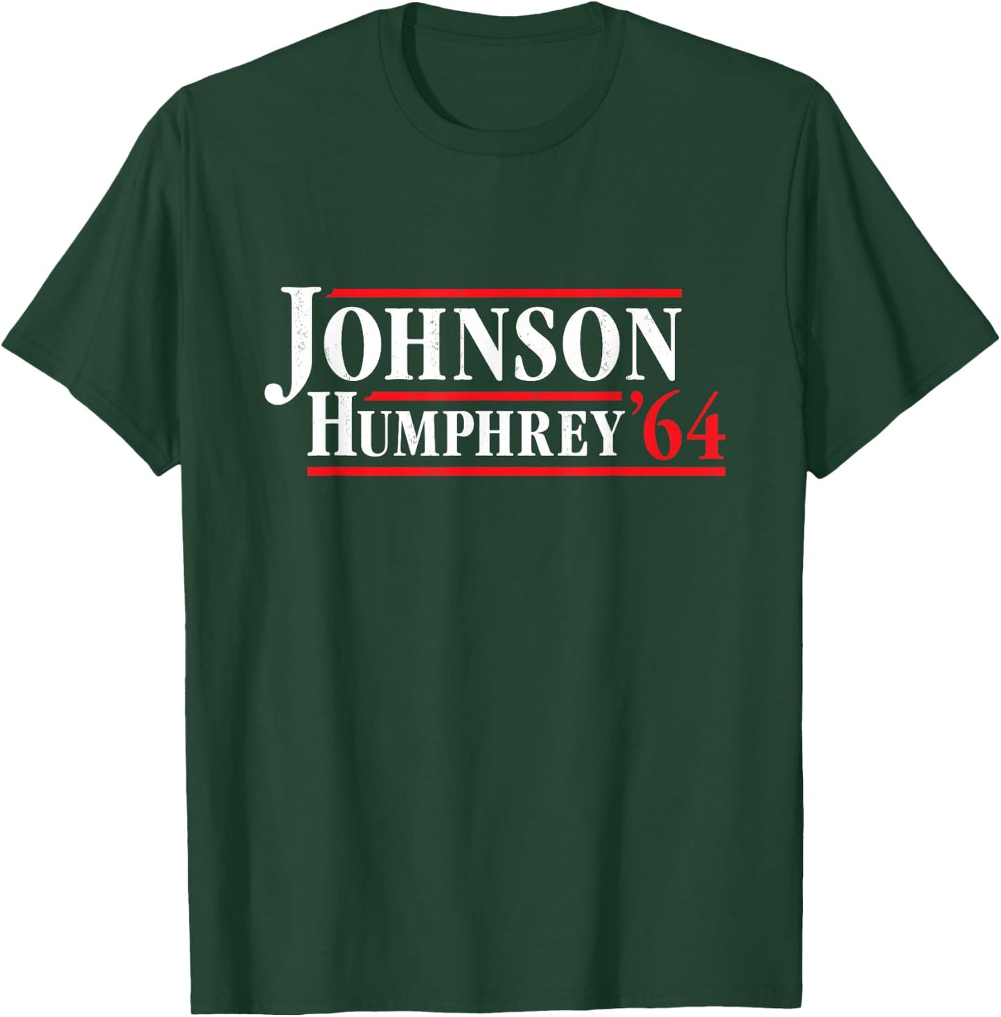 President Lyndon B Johnson 1964 - Retro 4th of July T-Shirt - T-Shirt | Forest