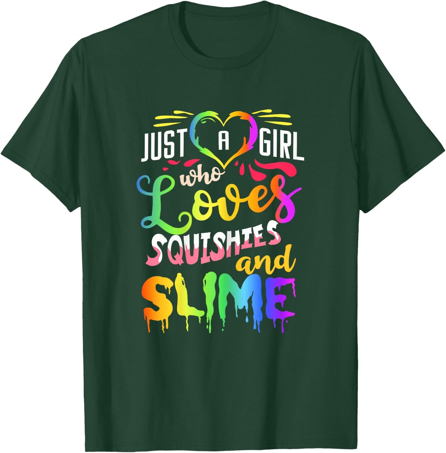 Squishies And Slime Girls Kids Slimeatory T-Shirt - T-Shirt | Forest