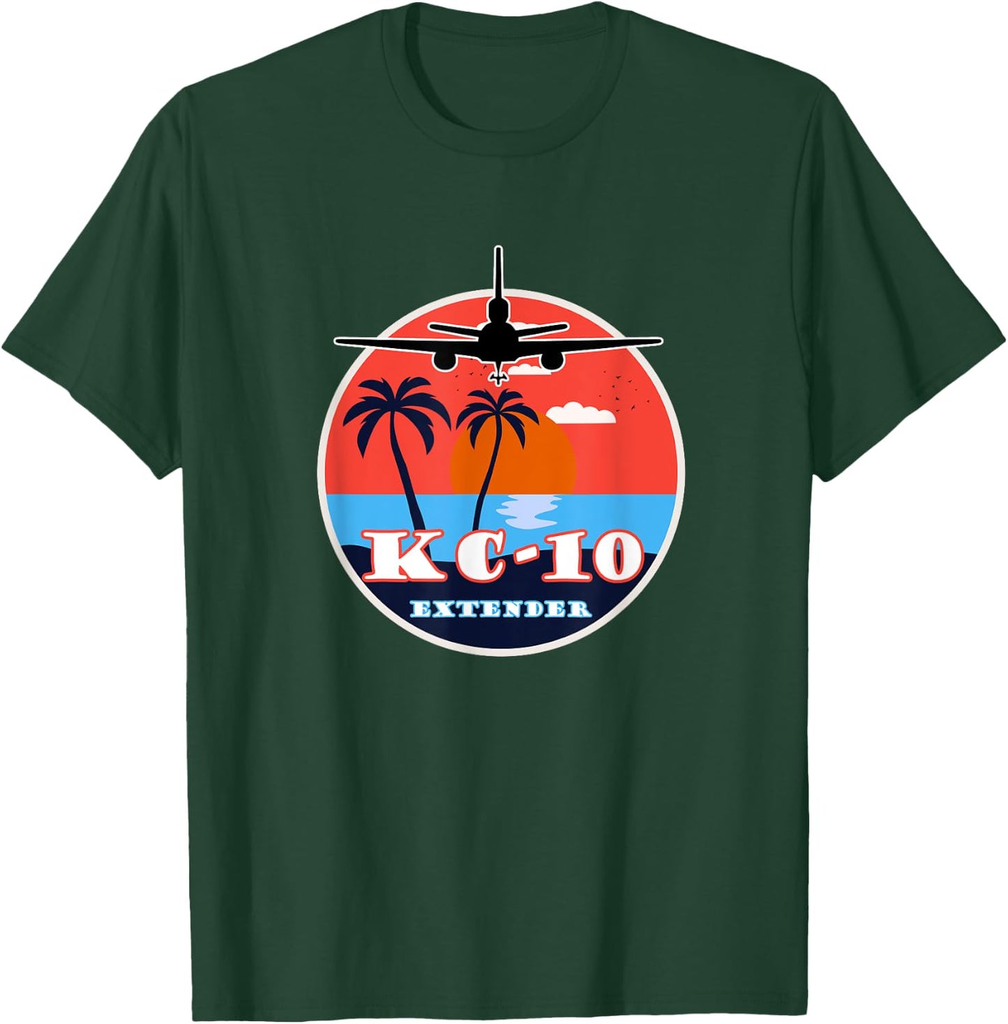 KC-10 Extender Vintage Sunset T-Shirt - T-Shirt | Forest
