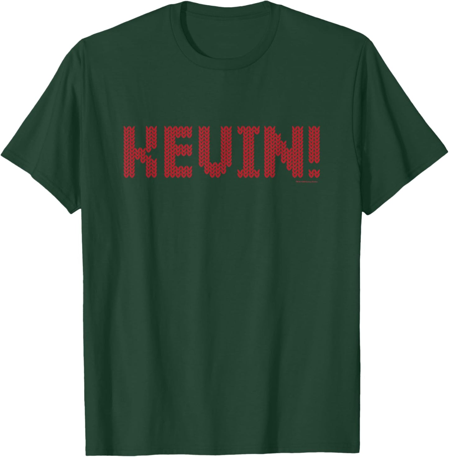 Home Alone 2 “Kevin!” Holiday Christmas Sweater Pattern T-Shirt - T-Shirt | Forest