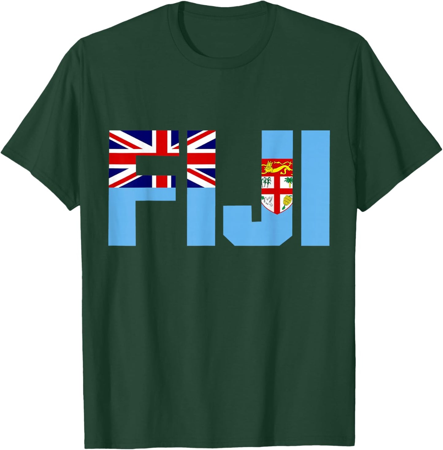 Fiji Islands Pride Fijian Flag Souvenir T-Shirt - T-Shirt | Forest