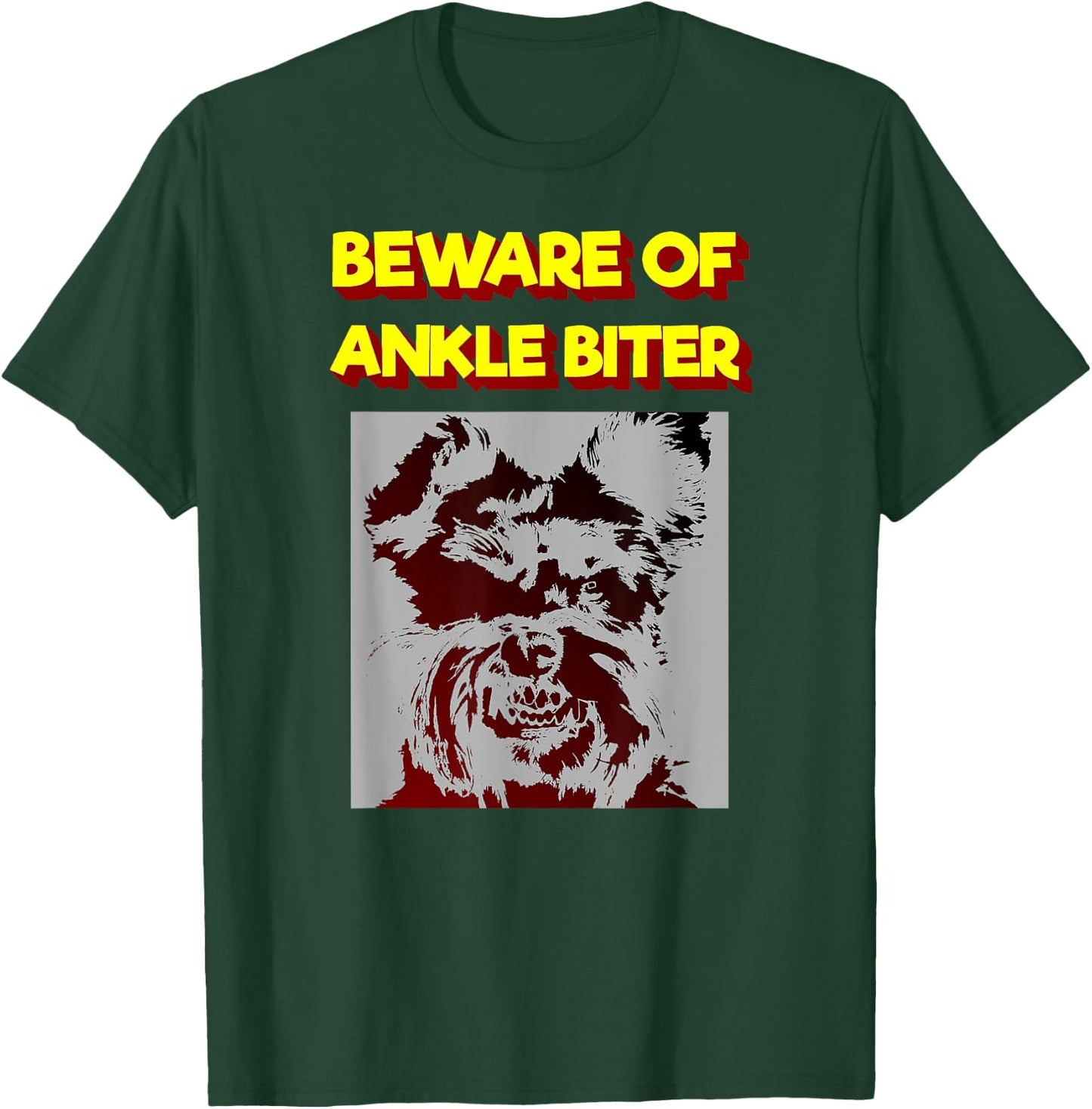 Beware Of Ankle Biter T-Shirt - T-Shirt | Forest