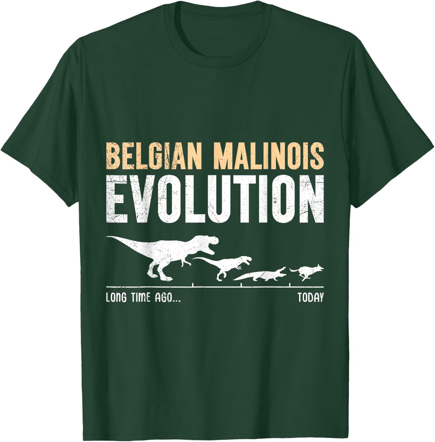 BELGIAN MALINOIS EVOLUTION Dog Owner Funny Malinois Women T-Shirt - T-Shirt | Forest