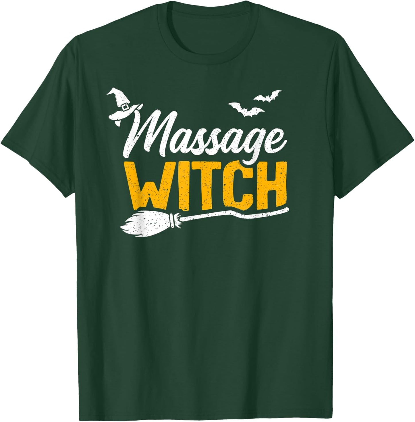 Massage Witch Shirt LMT Halloween Costume Spooky Funny T-Shirt - T-Shirt | Forest