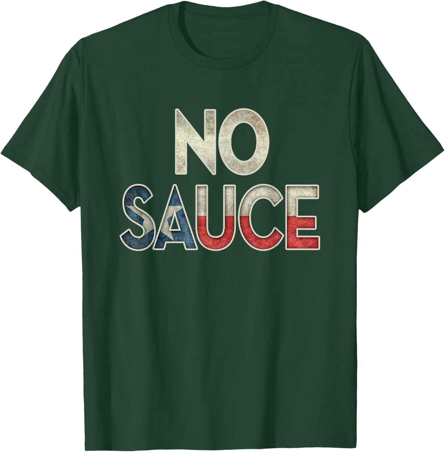 No Sauce on Central Texas BBQ Brisket Barbecue T-Shirt - T-Shirt | Forest