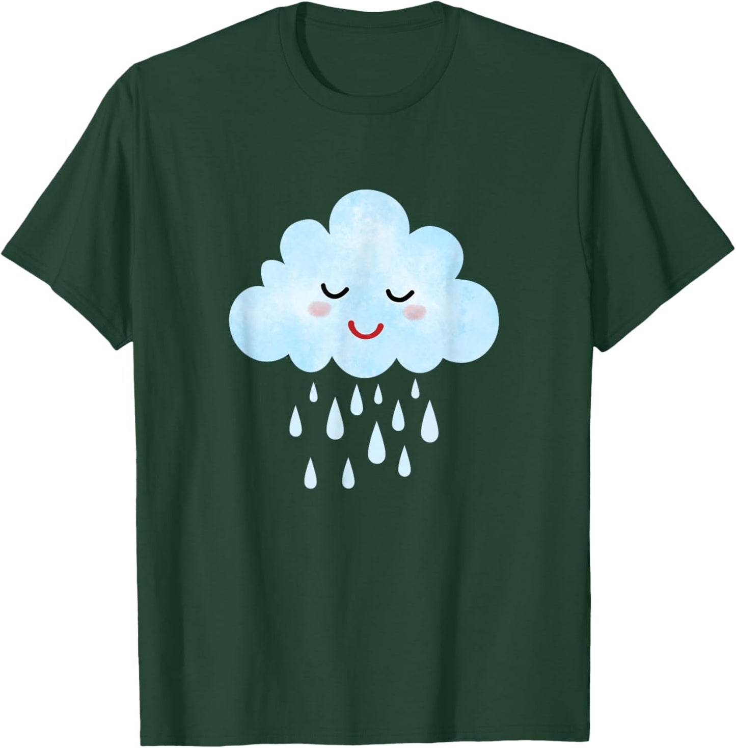 Cloud Rain Sky Nature Clouding IT Computing Men Women Kids T-Shirt - T-Shirt | Forest
