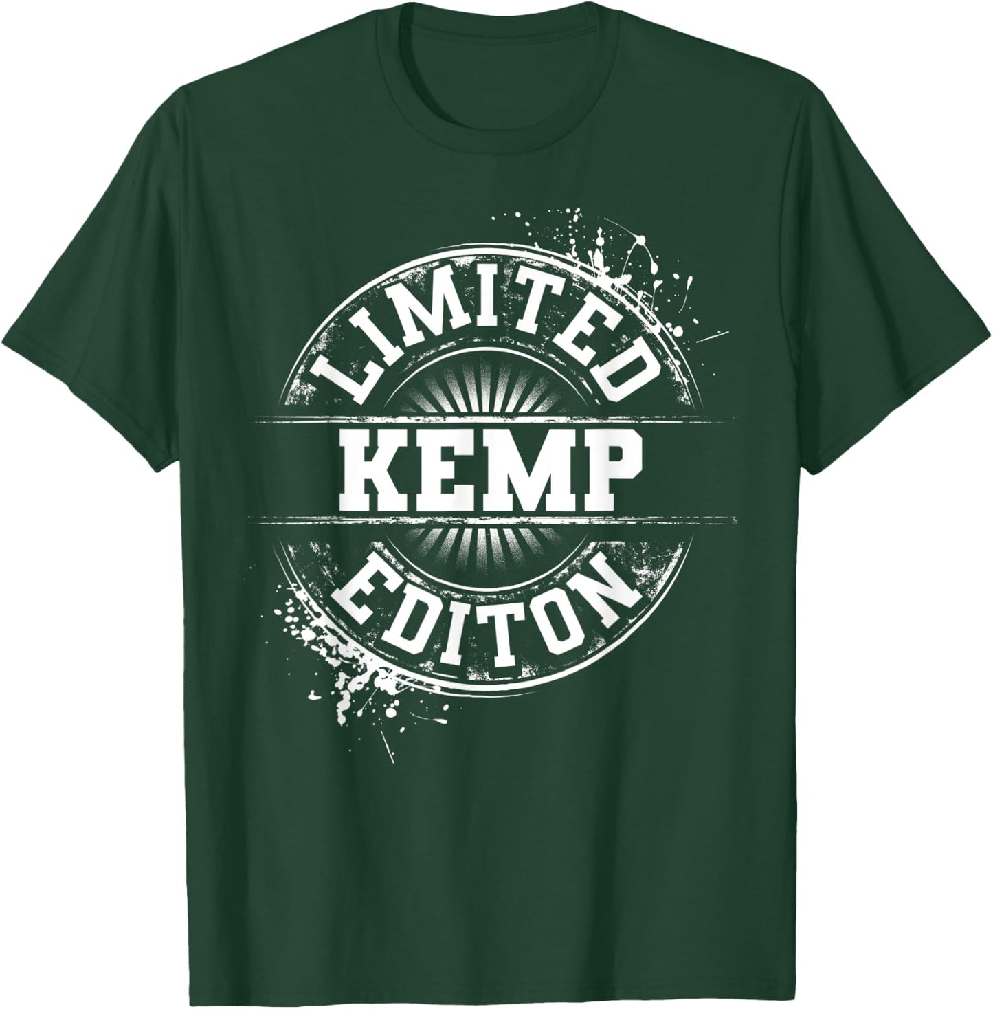 KEMP Funny Surname Family Tree Birthday Reunion Gift T-Shirt - T-Shirt | Forest