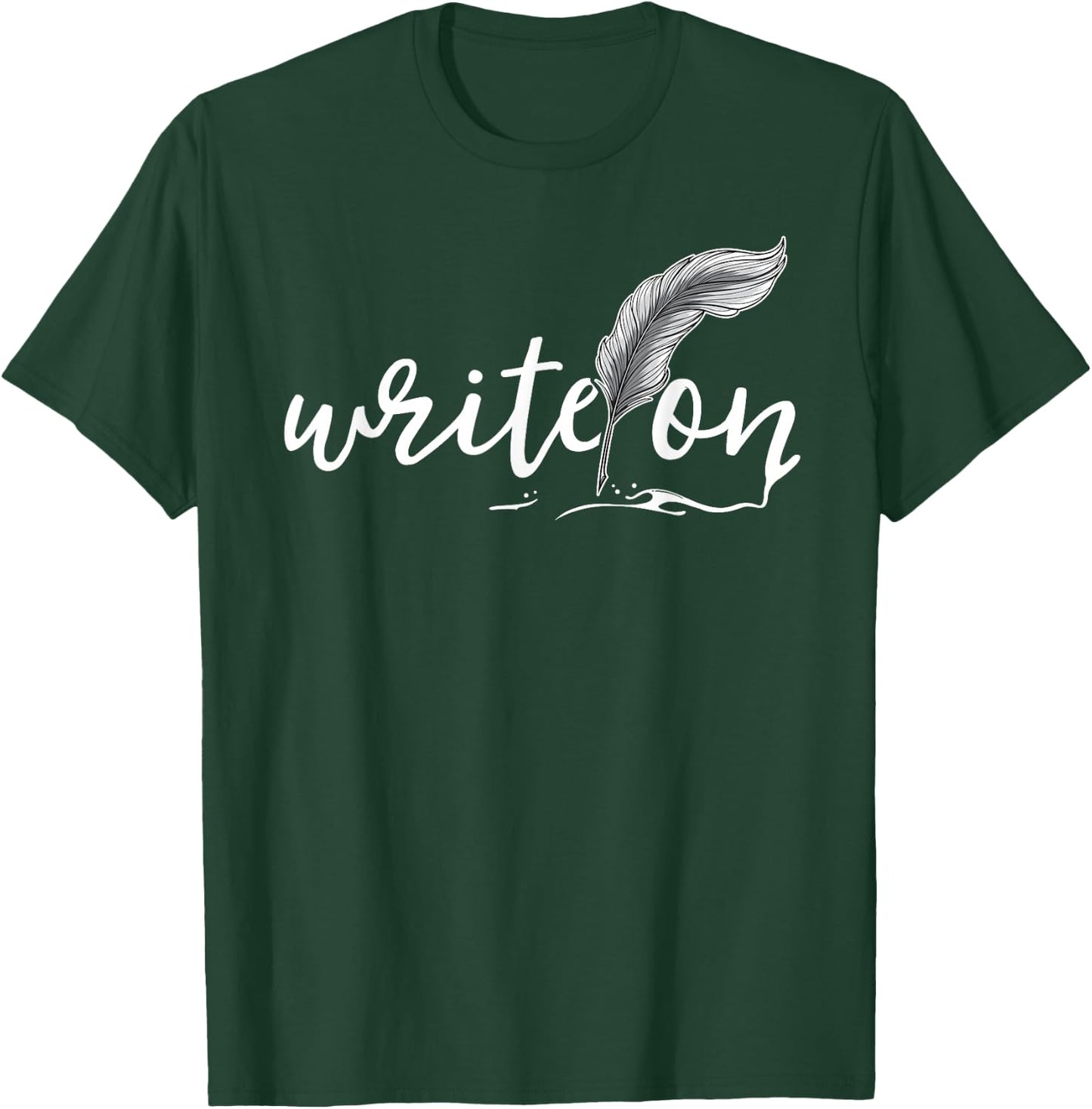 Journalism Gifts Write On Journalist Shirt Author Writer T-Shirt - T-Shirt | Forest