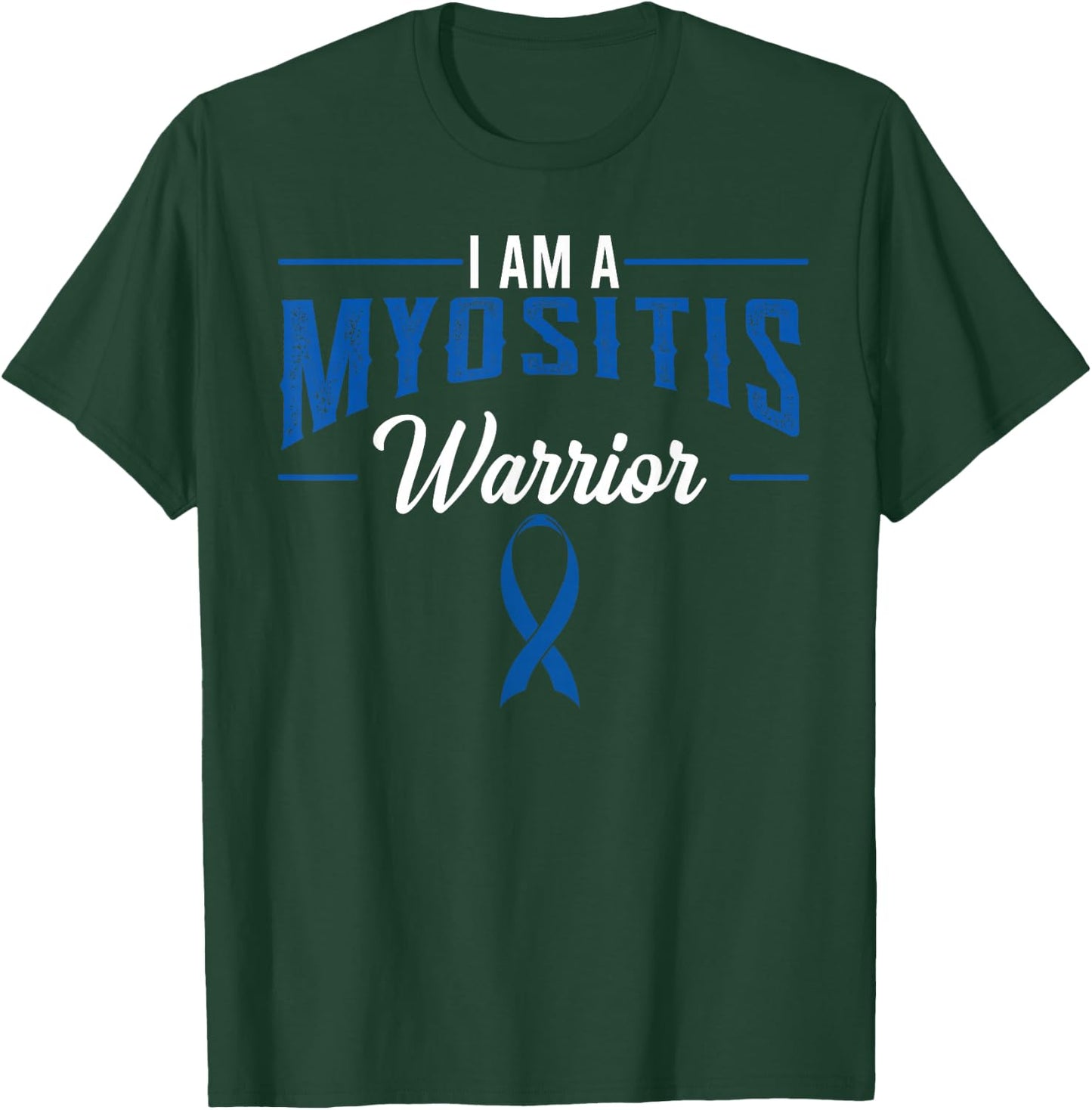 Myositis Inflammatory Myopathies Muscles Pyomyositis Warrior T-Shirt - T-Shirt | Forest