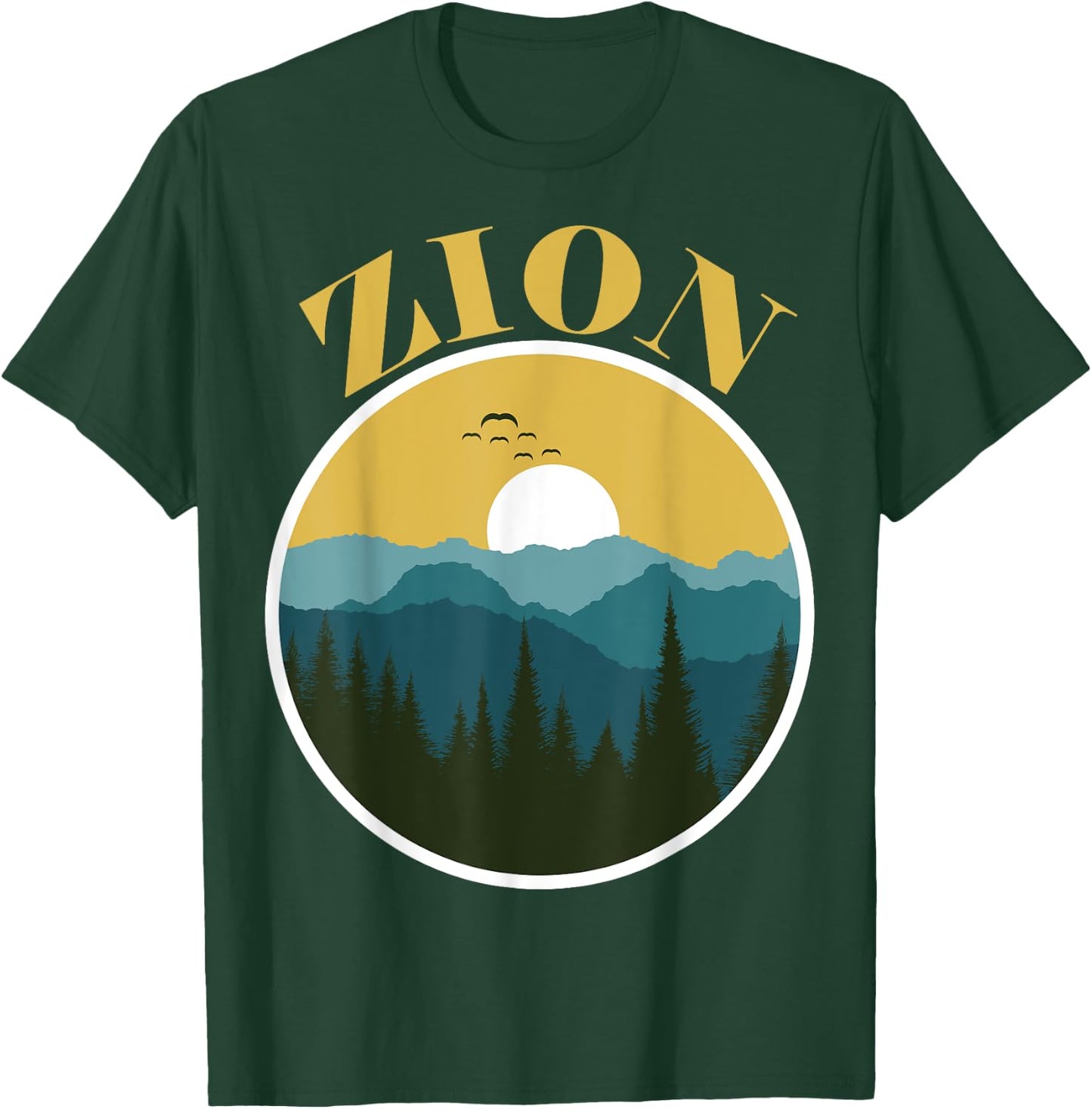 Zion National Park Utah Zion Utah Family Trip and Hiking T-Shirt - T-Shirt | Forest