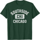 Southside Chicago CHI Gym Style Distressed Print T-Shirt - T-Shirt | Forest