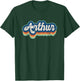 Arthur First Name Boy Vintage Style 70s 80s Personalized T-Shirt - T-Shirt | Forest